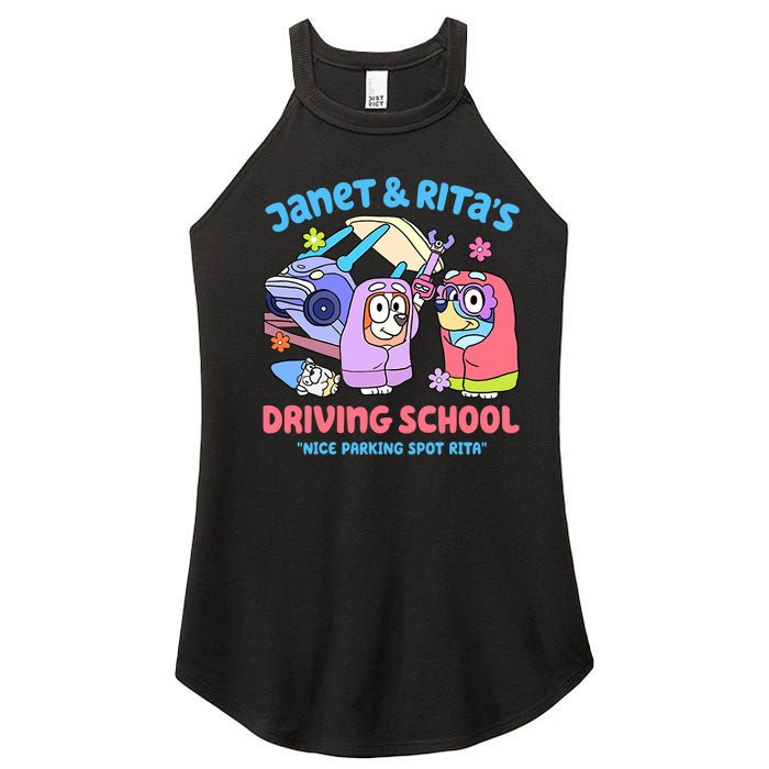 Driving School Nice Parking Spot Rita Women's Perfect Tri Rocker Tank