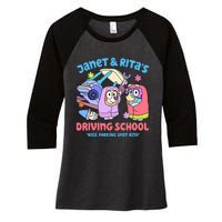 Driving School Nice Parking Spot Rita Women's Tri-Blend 3/4-Sleeve Raglan Shirt