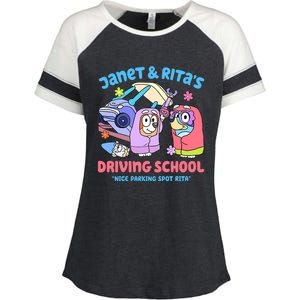 Driving School Nice Parking Spot Rita Enza Ladies Jersey Colorblock Tee