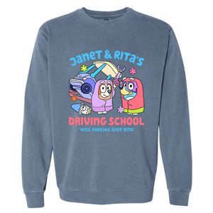 Driving School Nice Parking Spot Rita Garment-Dyed Sweatshirt