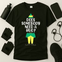Does Somebody Need A Hug Christmas Elf Buddy Ugly Sweaters T-Shirt