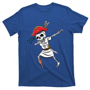 Dabbing Skeleton Nurse Pirate Halloween Gift T-Shirt