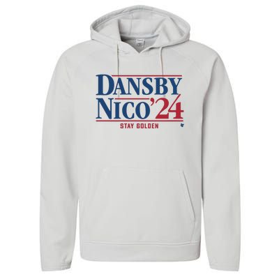 Dansby Swanson Nico Hoerner Dansby Nico 24 Performance Fleece Hoodie