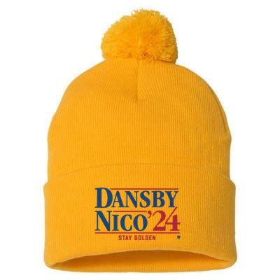 Dansby Swanson Nico Hoerner Dansby Nico 24 Pom Pom 12in Knit Beanie