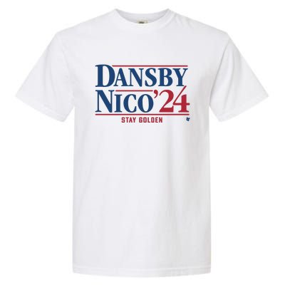 Dansby Swanson Nico Hoerner Dansby Nico 24 Garment-Dyed Heavyweight T-Shirt