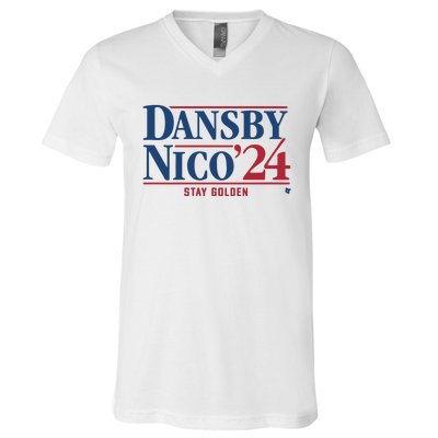 Dansby Swanson Nico Hoerner Dansby Nico 24 V-Neck T-Shirt