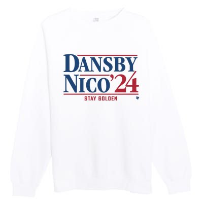 Dansby Swanson Nico Hoerner Dansby Nico 24 Premium Crewneck Sweatshirt