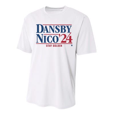 Dansby Swanson Nico Hoerner Dansby Nico 24 Performance Sprint T-Shirt