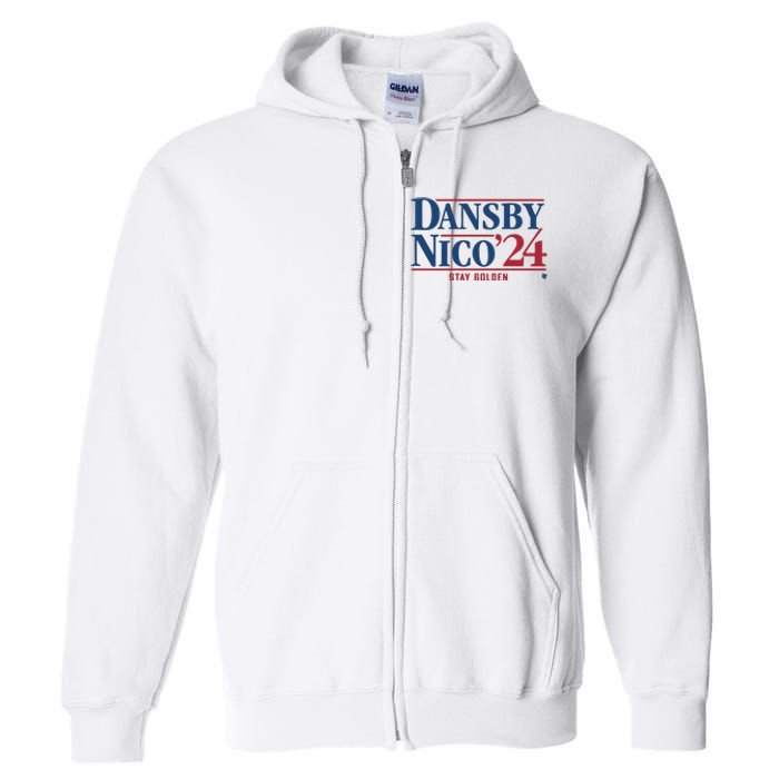 Dansby Swanson Nico Hoerner Dansby Nico 24 Full Zip Hoodie