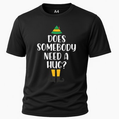 Does Somebody Need A Hug Christmas Elf Buddy Performance Shirt