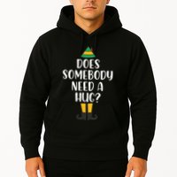 Does Somebody Need A Hug Christmas Elf Buddy Hoodie