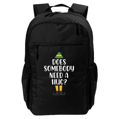 Does Somebody Need A Hug Christmas Elf Buddy Backpack