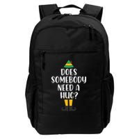 Does Somebody Need A Hug Christmas Elf Buddy Backpack