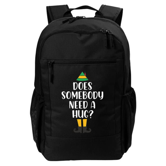 Does Somebody Need A Hug Christmas Elf Buddy Backpack