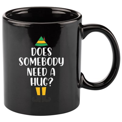 Does Somebody Need A Hug Christmas Elf Buddy 11oz C Handle Ceramic Mug
