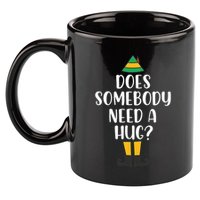 Does Somebody Need A Hug Christmas Elf Buddy 11oz C Handle Ceramic Mug