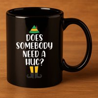 Does Somebody Need A Hug Christmas Elf Buddy 11oz C Handle Ceramic Mug
