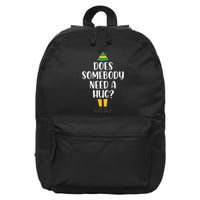 Does Somebody Need A Hug Christmas Elf Buddy 16 in Basic Backpack