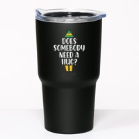 Does Somebody Need A Hug Christmas Elf Buddy Tumbler