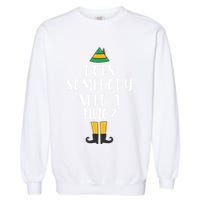 Does Somebody Need A Hug Christmas Elf Buddy Garment-Dyed Sweatshirt