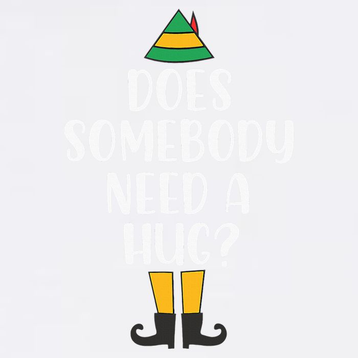Does Somebody Need A Hug Christmas Elf Buddy Garment-Dyed Sweatshirt