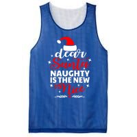 Dear Santa Naughty Is The New Nice Funny Christmas Funny Gift Cute Gift Mesh Reversible Basketball Jersey Tank