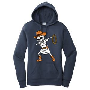 Dabbing Skeleton Nurse Cow Halloween Meaningful Gift Women's Pullover Hoodie