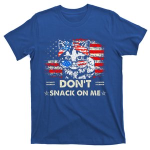 DonT Snack On Me Patriotic Cat Political T-Shirt