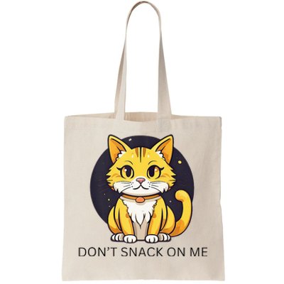 DonT Snack On Me Gadsden Cat Funny Debate Trump Kamala Tank Top Tote Bag