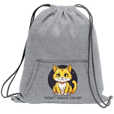 DonT Snack On Me Gadsden Cat Funny Debate Trump Kamala Tank Top Sweatshirt Cinch Pack Bag