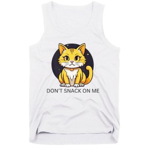 DonT Snack On Me Gadsden Cat Funny Debate Trump Kamala Tank Top Tank Top