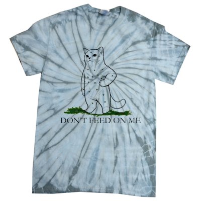 DonT Snack On Me DonT Tread Pets Parody Premium Tie-Dye T-Shirt