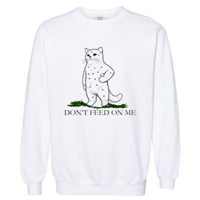 DonT Snack On Me DonT Tread Pets Parody Premium Garment-Dyed Sweatshirt