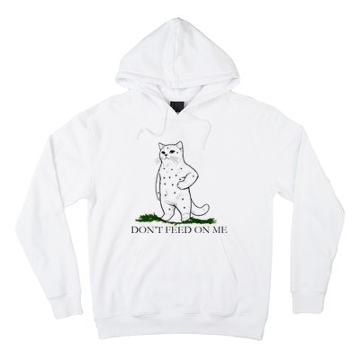 DonT Snack On Me DonT Tread Pets Parody Premium Hoodie