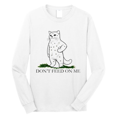 DonT Snack On Me DonT Tread Pets Parody Premium Long Sleeve Shirt