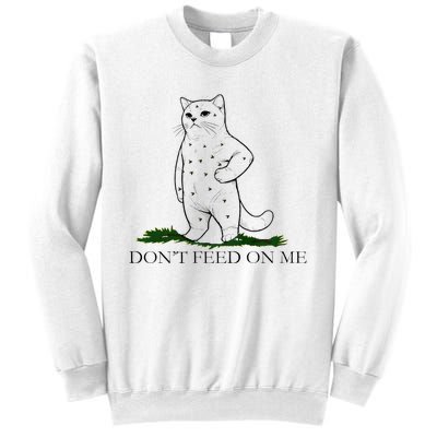 DonT Snack On Me DonT Tread Pets Parody Premium Sweatshirt