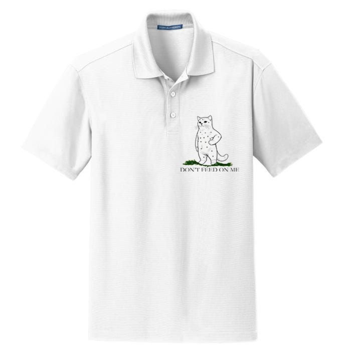 DonT Snack On Me DonT Tread Pets Parody Premium Dry Zone Grid Polo