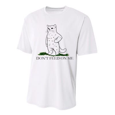 DonT Snack On Me DonT Tread Pets Parody Premium Performance Sprint T-Shirt