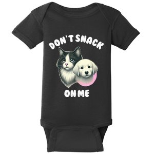 DonT Snack On Me Funny Debate 2024 Baby Bodysuit