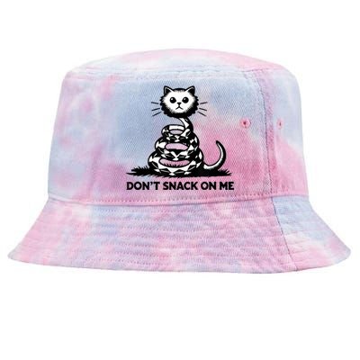 DonT Snack On Me Funny Cat Tie-Dyed Bucket Hat