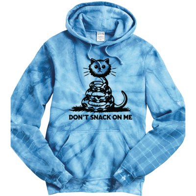 Dont Snack On Me Funny Cat Tie Dye Hoodie