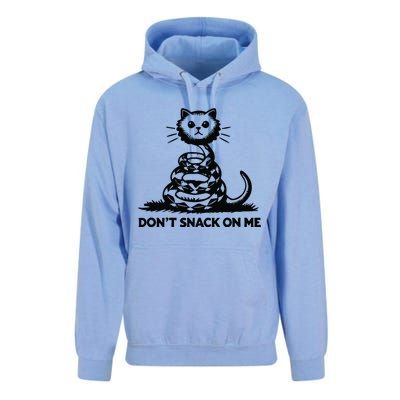 Dont Snack On Me Funny Cat Unisex Surf Hoodie