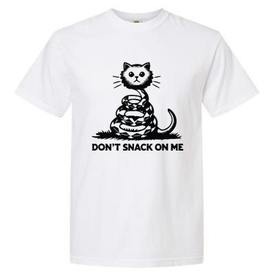 Dont Snack On Me Funny Cat Garment-Dyed Heavyweight T-Shirt