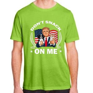 DonT Snack On Me Funny Cat Donald Trump Make Cat Safe Again Adult ChromaSoft Performance T-Shirt