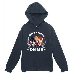 DonT Snack On Me Funny Cat Donald Trump Make Cat Safe Again Urban Pullover Hoodie