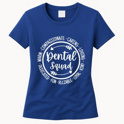 Dental Squad Orthodontist Assistant Hygienist Funny Dentists Gift Womens T-Shirt
