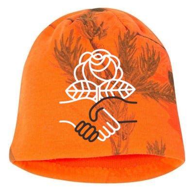 Democratic Socialists Of America Handshake Dsa Kati - Camo Knit Beanie