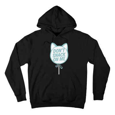 DonT Snack On Me Funny Cat Retro Sweet Treat Hoodie