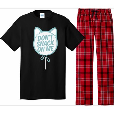 DonT Snack On Me Funny Cat Retro Sweet Treat Pajama Set