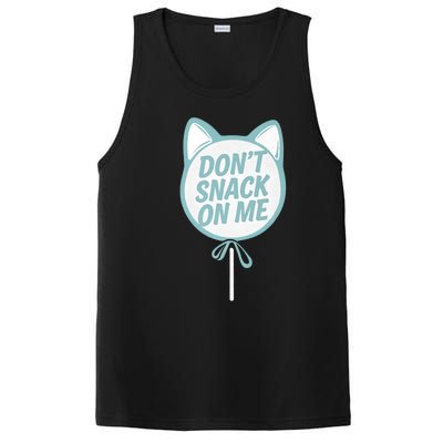 DonT Snack On Me Funny Cat Retro Sweet Treat PosiCharge Competitor Tank